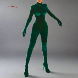 Boho Velvet Boots – Custom Fit Velvet Jumpsuit Boots With Plush Texture