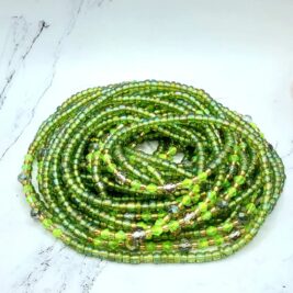 Light Green Tie on Waist Beads