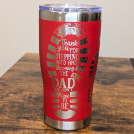 "Stepped Up" Stepdad Appreciation Tumbler