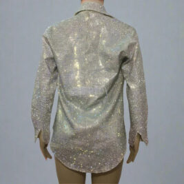 Crystal Button Up Top- Prima Dons and Donnas