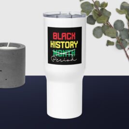 Travel mug with a handle