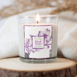 Black Violet Soy Candle