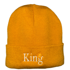 Satin-Lined Beanie ‘King’