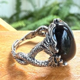 Onyx Dragon Ring