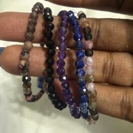 Faceted Bracelet Stack