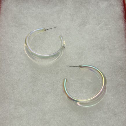 Transparent Hoop (will come with gift box)