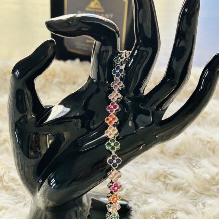 Power Petals Rush Bracelet- Silver