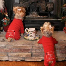 Christmas Dog Pajamas - Santa's Lil' Helper