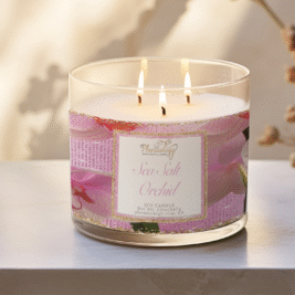 Sea Salt & Orchid 3-Wick Candle