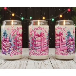 All Booked for Christmas Soy Candle
