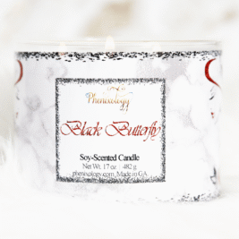 Black Butterfly 3-Wick Candle