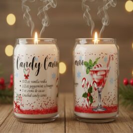 Candy Cane Soy Candle