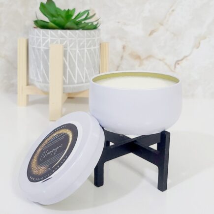 Champagne Wickless Candle