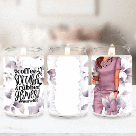 Coffee, Scrubs & Rubber Gloves Soy Candle