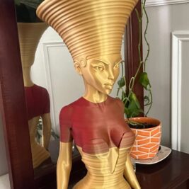 Nubian Oasis - Large Half Body Red Gold