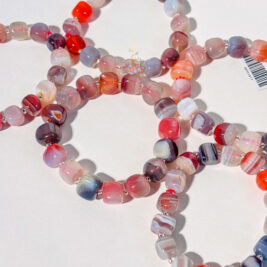 Botswana Agate Bracelet: Emotional Stability & Resilience
