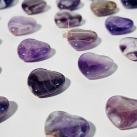 Amethyst Crystal Mini Heart
