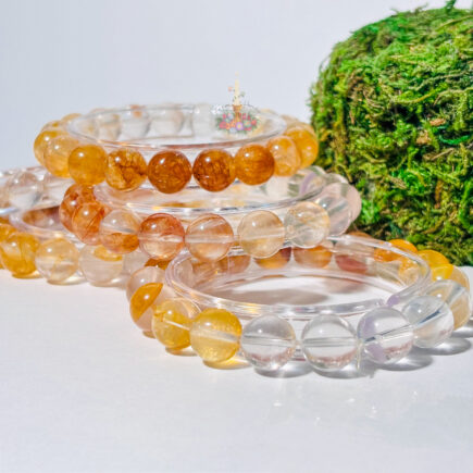 Ombre Golden Healer Bracelet: Deep Spiritual Healing & Renewal