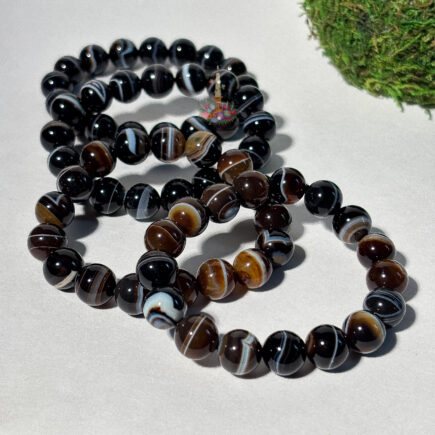 Botswana Agate Bracelet: Emotional Stability & Resilience