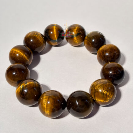 Blue and Golden Tiger's Eye Bracelet: Courage & Strength