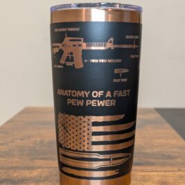 "Anatomy of a Pew" 20oz Tumbler