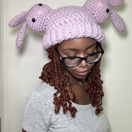 Floppy Bunny Crochet Hat (Customizable Colors)