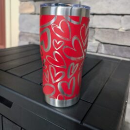 Hearts 20oz Tumbler