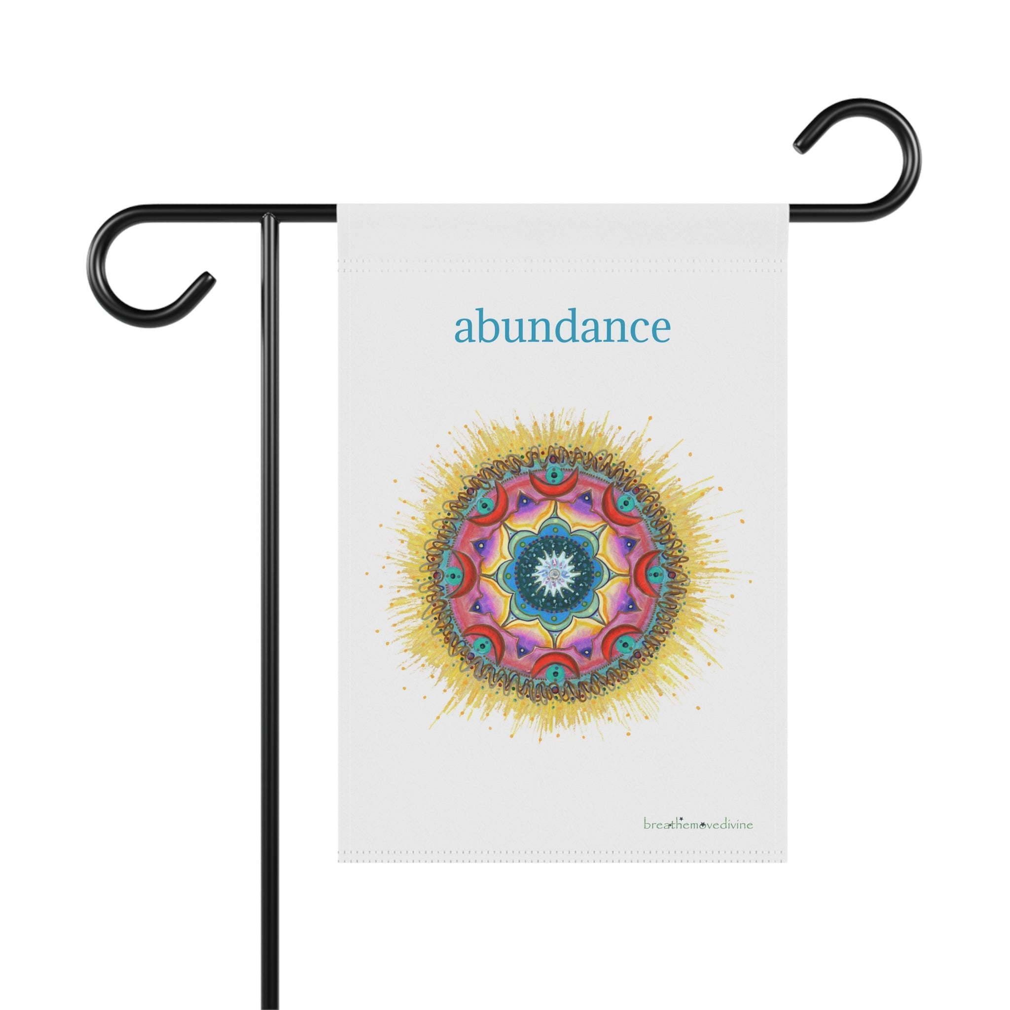 7 Chakras by breathemovedivine Abundance Garden Banner