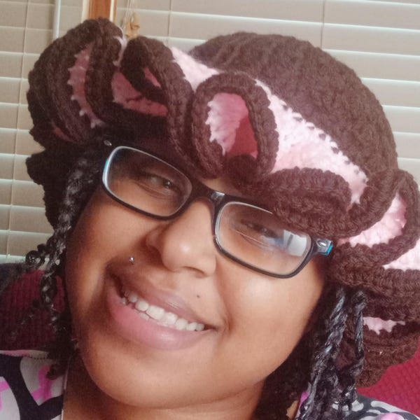 Crochet Ruffle Bucket Hat