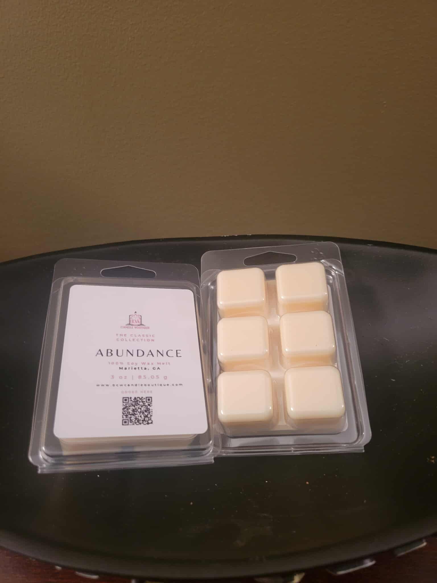Natural Soy Wax Melts “Abundance” -3 oz. - (Uncategorized), Essentials, Candles