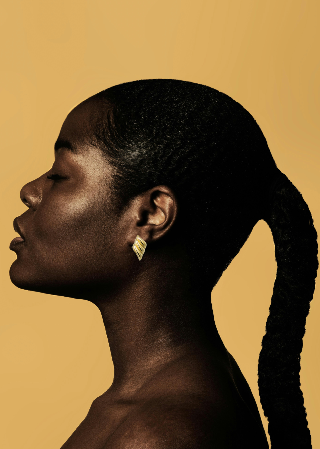 Amara Triple Wave Earrings