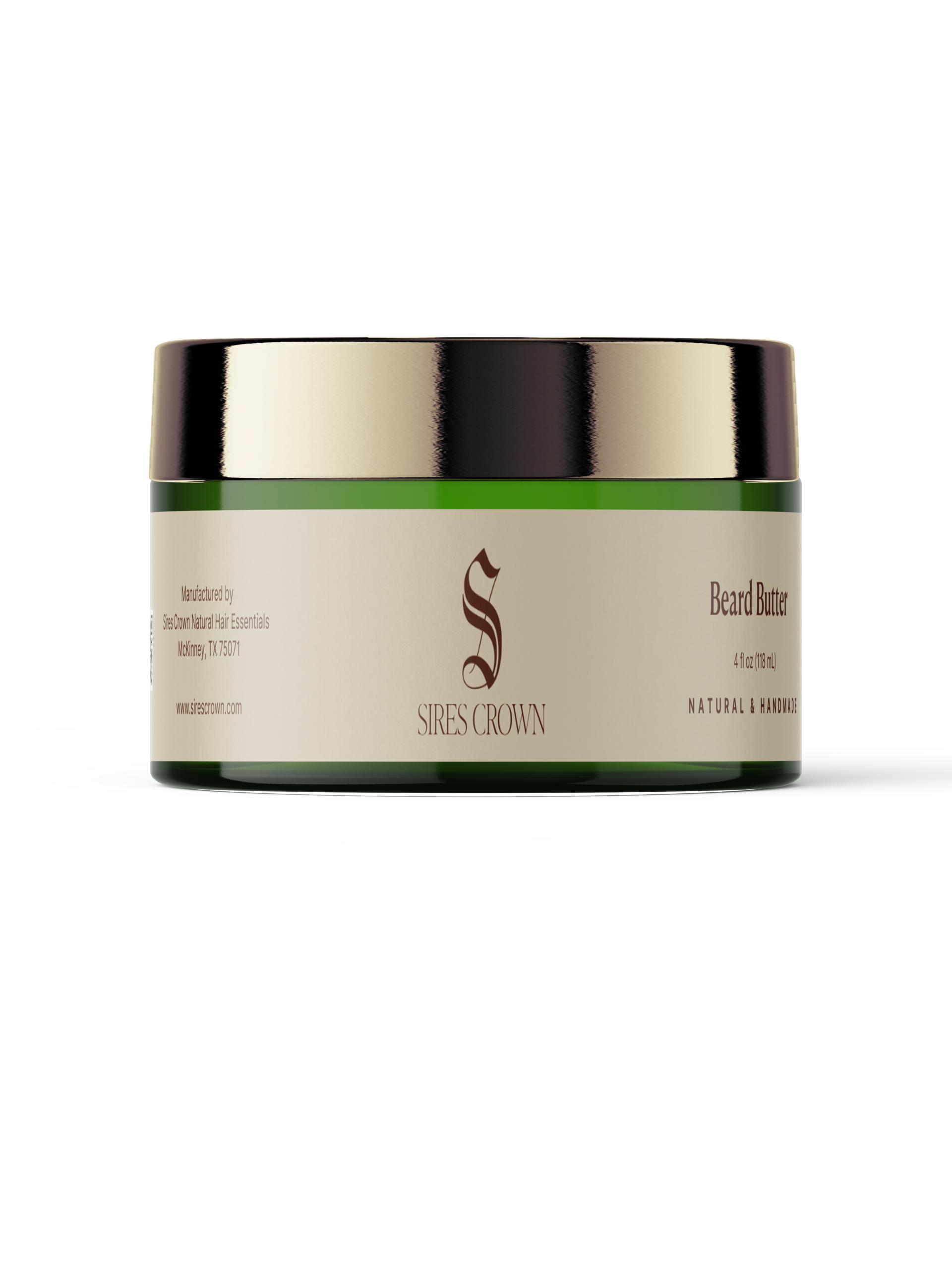 Beard Butter - 4 oz - Beard Softening Conditioning Butter with Shea Butter, Aloe Vera and Olive Oil