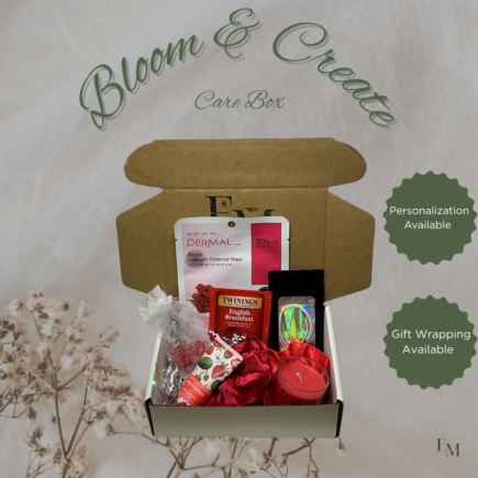 Bloom & Create Self Care Box – Creativity Gift Set, Wellness & Inspiration Box for Women