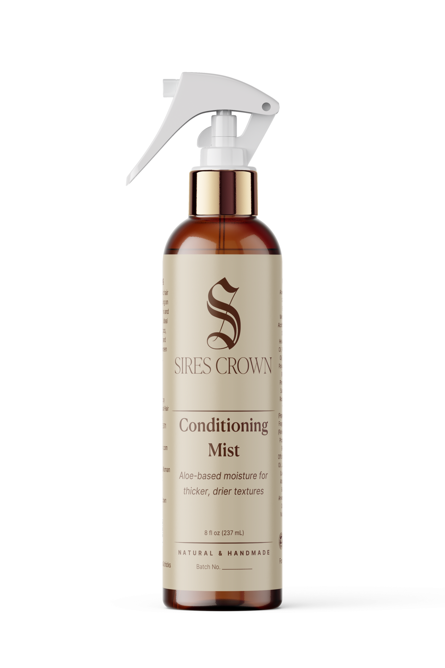 Conditioning Mist- 8 oz - Hydrating Daily Leave In Conditioning Mist with Rosemary and Horsetail Grass