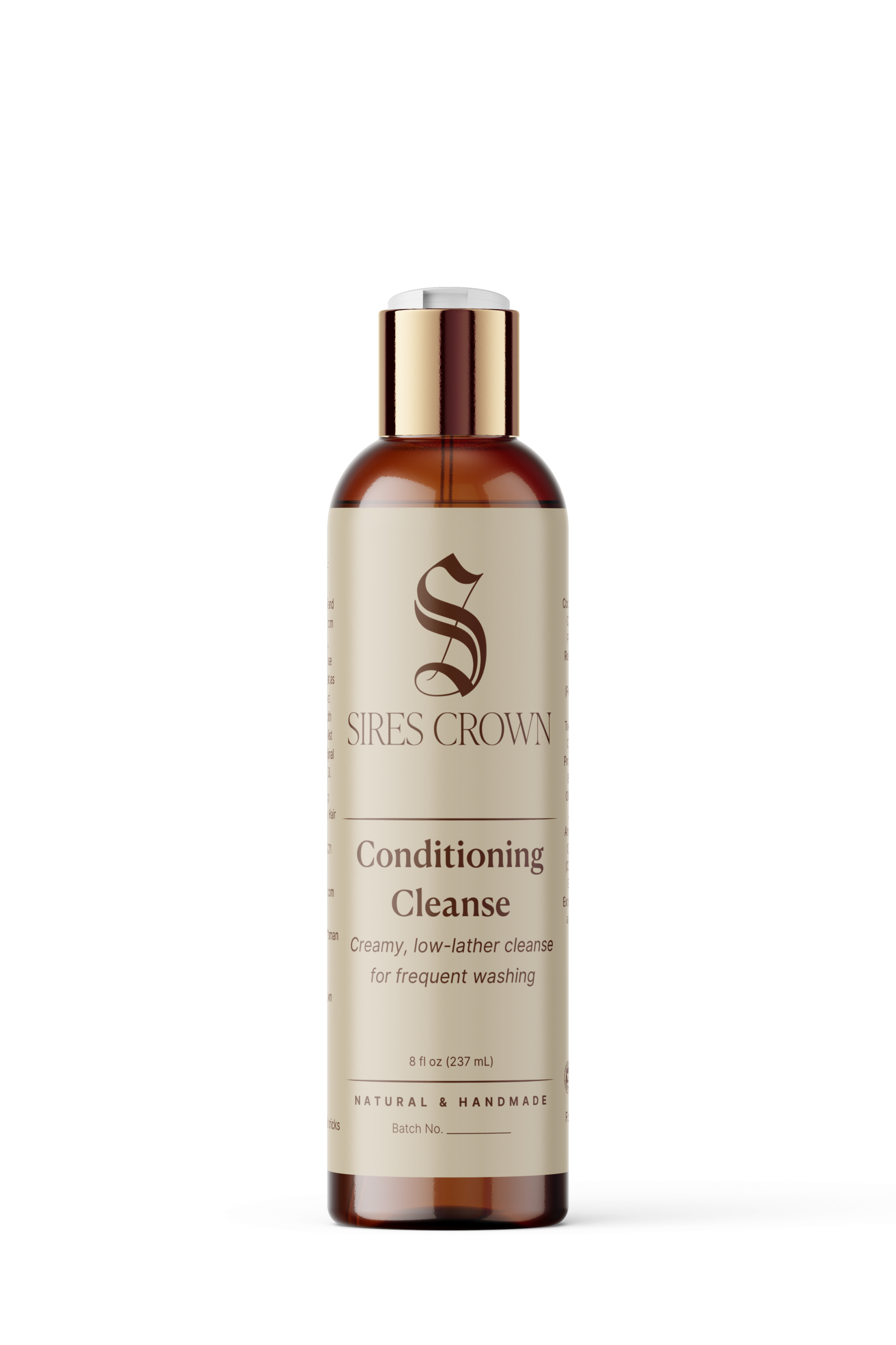 Conditioning Cleanse -8 oz - Creamy, low-lather cleanse with Aloe Vera and Castor Oil