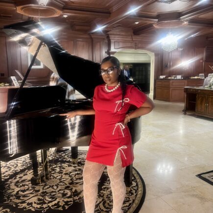 Red Letter Cocktail Dress