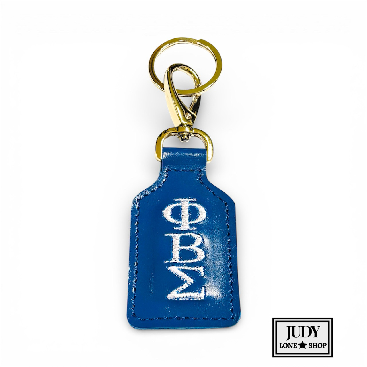 Phi Beta Sigma Leather Key Fob