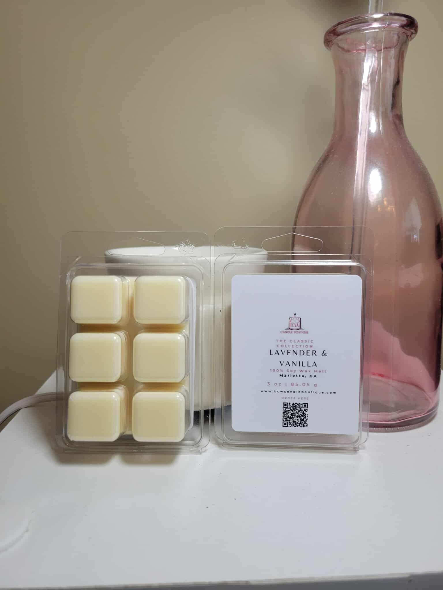Natural Soy Wax Melts “Lavender & Vanilla” -3 oz. - (Uncategorized), Essentials, Candles