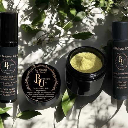 “BUTTER’d UP! All Natural Complete Lip Care Kit by BLKGRL$ INC.