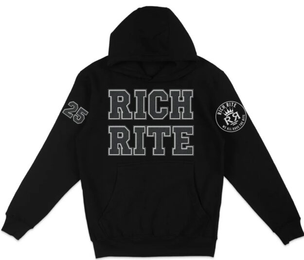 Rich Rite Block Lettering Unisex Hoodie