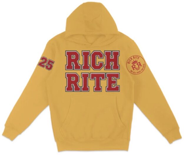 Rich Rite Block Lettering Unisex Hoodie