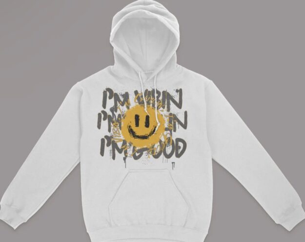 Vibin, Chillin, Good. Unisex Hoodie