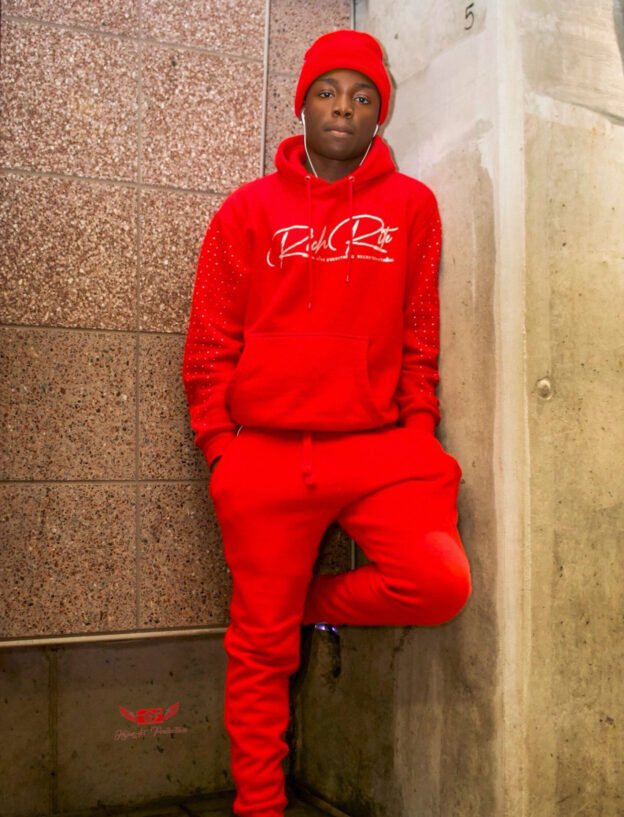 Rich Rite Foil/Rhinestone Unisex Hoodie