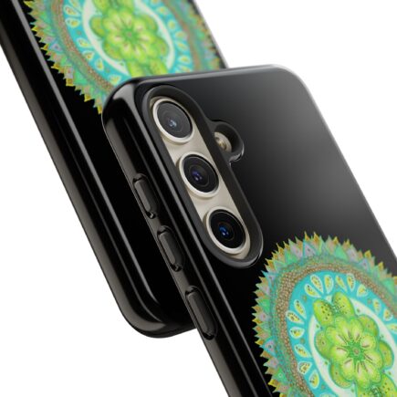 Heart Flame by breathemovedivine Mandala Design Case for Android