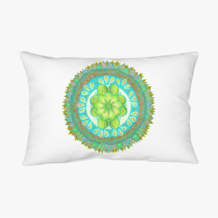 Heart Flame by breathemovedivine Throw Pillow