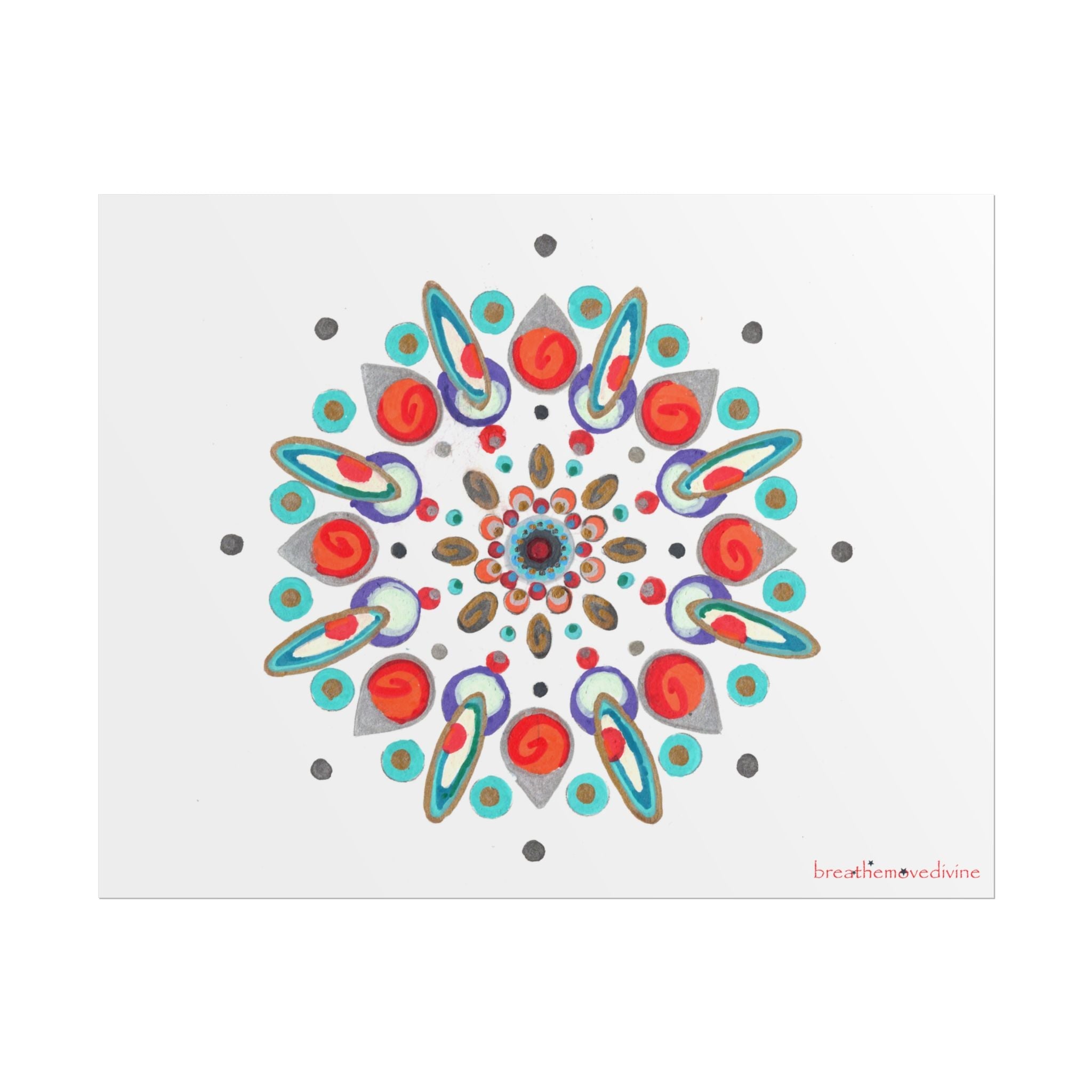 Inner Eye by breathemovedivine Vibrant Rolled Poster Print - Art, Prints
