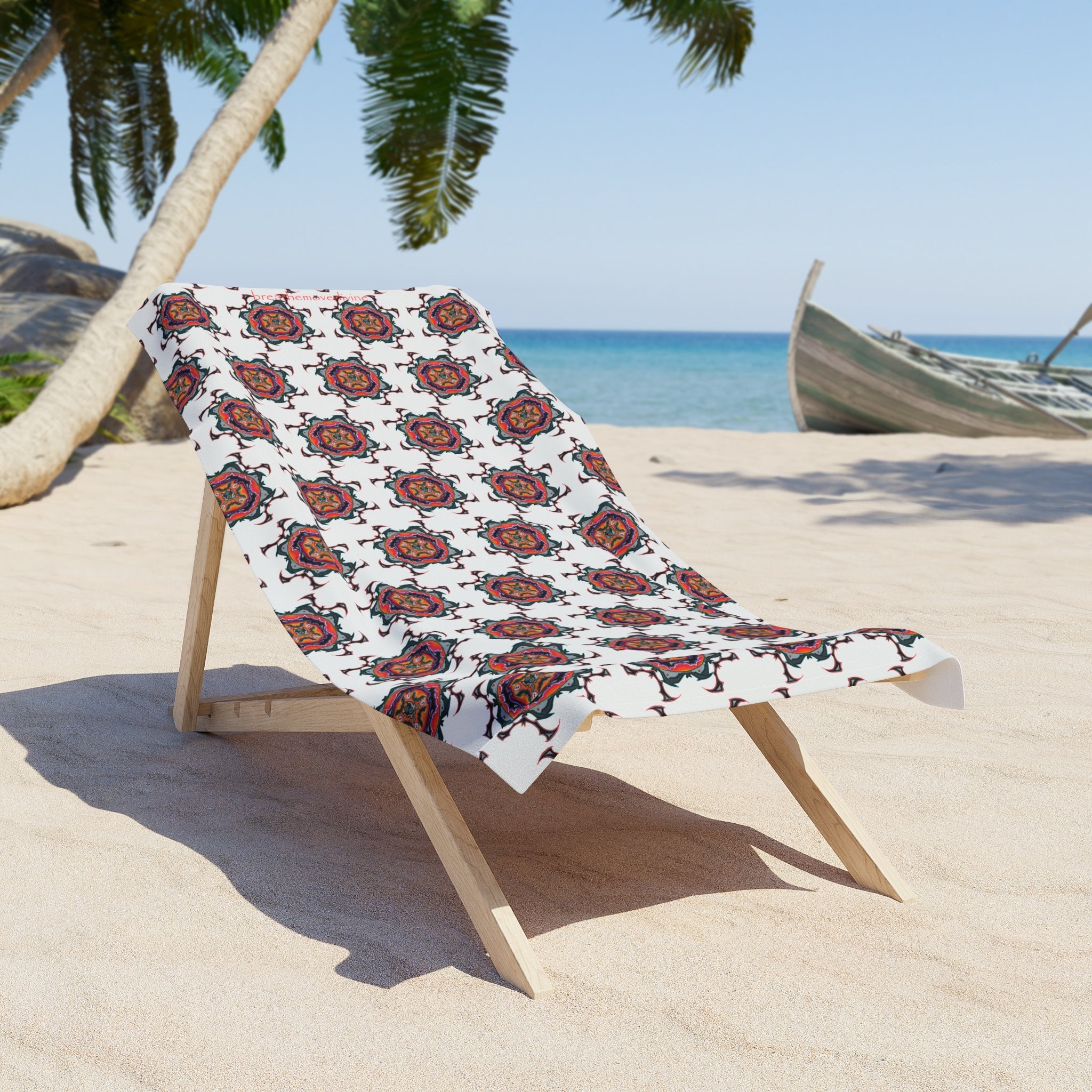Scry by breathemovedivine Patterned Beach Towel - Perfect for the Discerning Goth