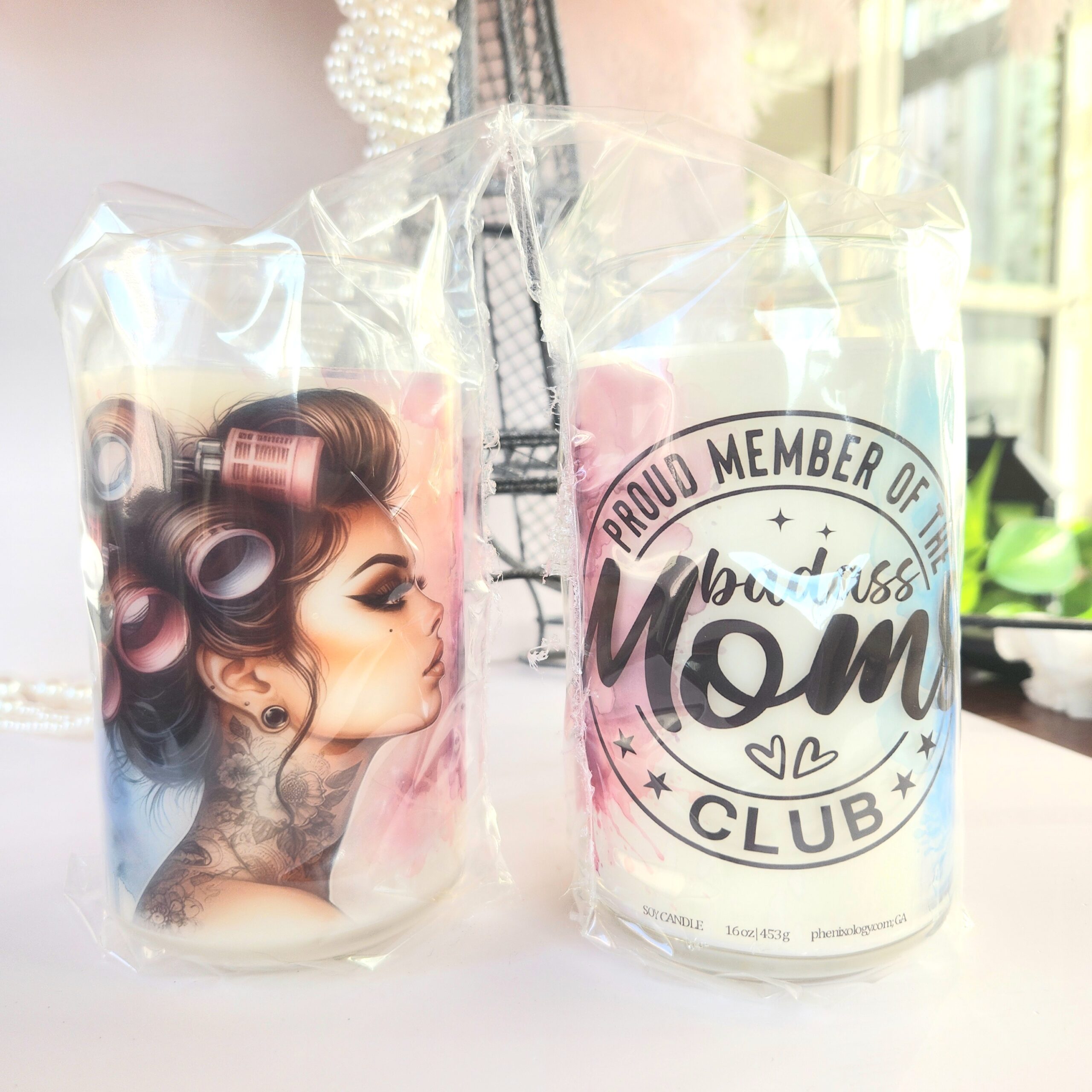 Bada$$ Moms Club Soy Candle - Essentials, Candles