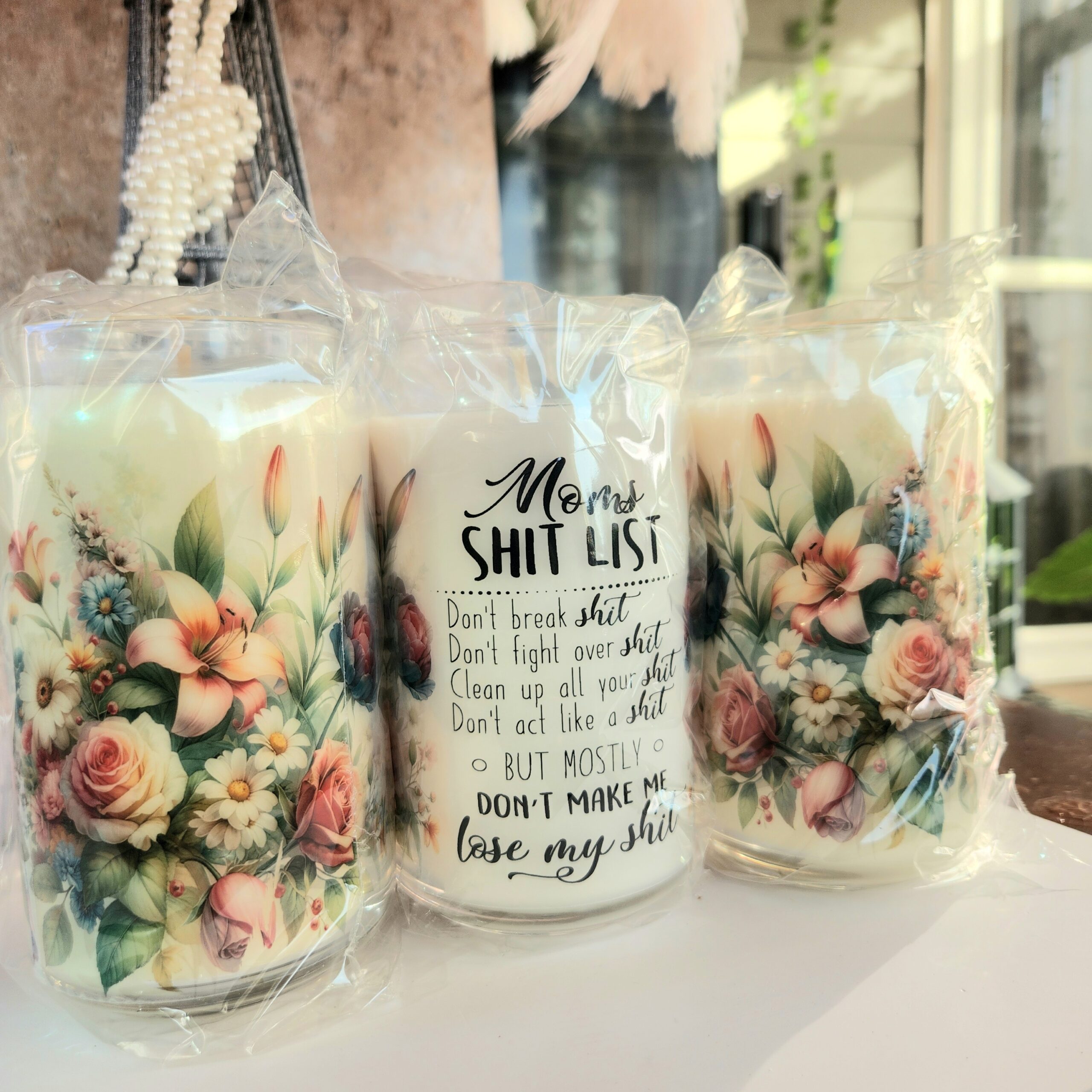 Moms Sh*t List Soy Candle - Essentials, Candles