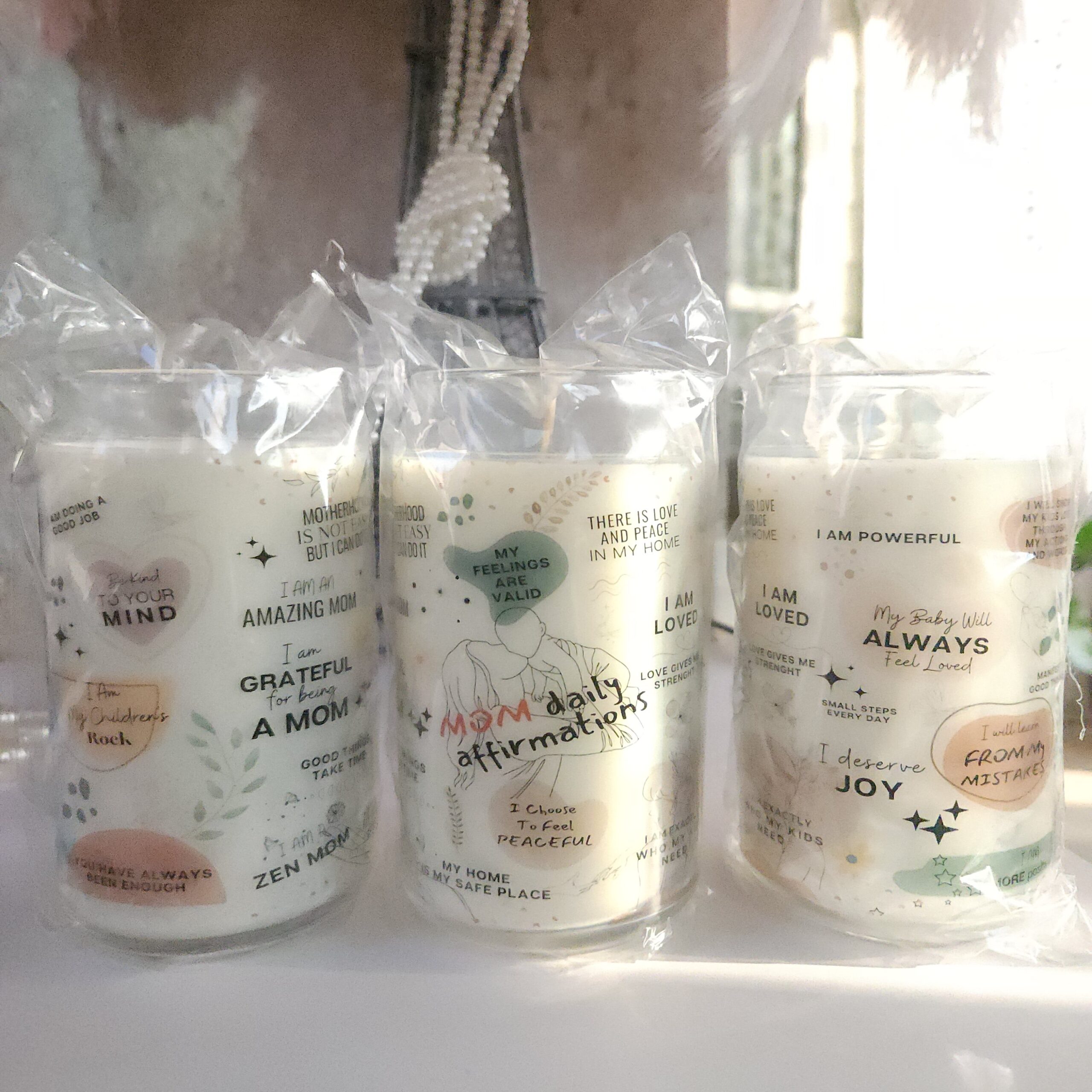 Mom Daily Affirmations Soy Candle - Essentials, Candles